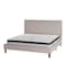 Flash Furniture King Size Beige Fabric Platform Bed with Mattress SL-BM10-20-GG - alternate 4
